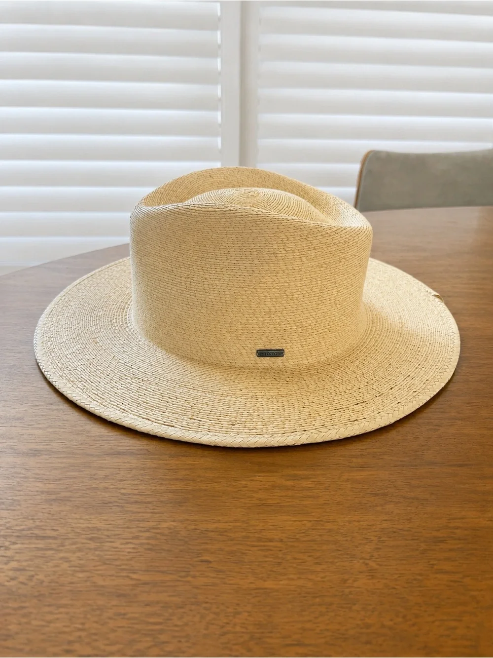 Brixton Natural Straw Fedora Hat